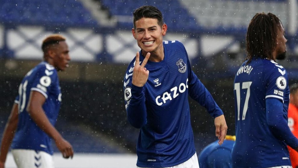 James Rodríguez renovaría contrato con Everton