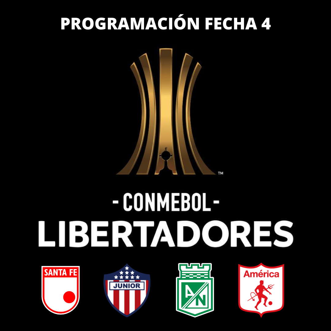 programacion-copa-libertadores-fecha-4-equipos-colombianos