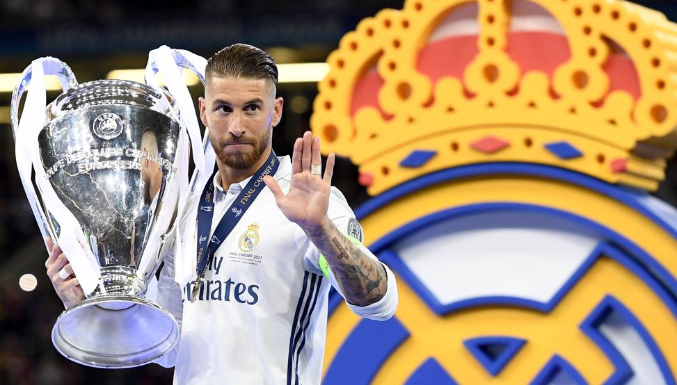 sERGIO RAMOS SALE REAL MADRID