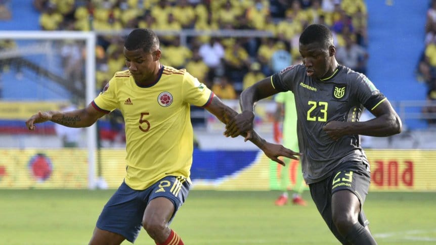 Colombia empató con Ecuador y complicó su clasificación a Qatar