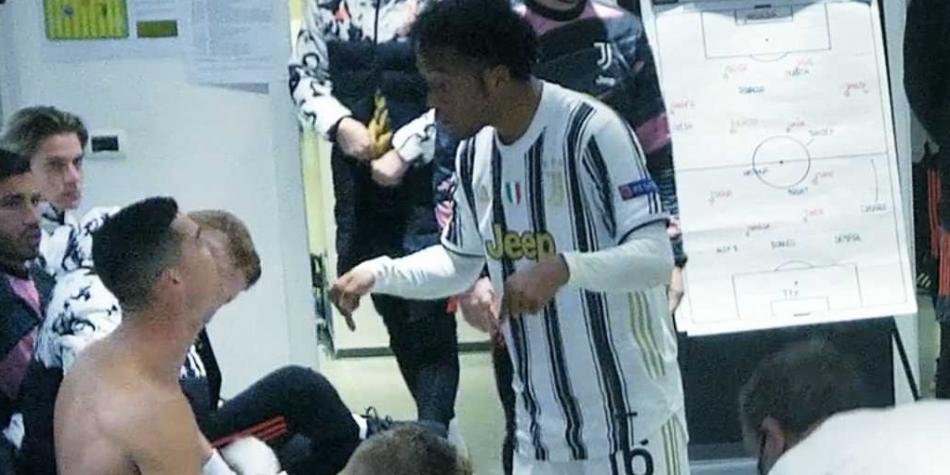 Enfrentamiento entre Cuadrado y Cristiano Ronaldo