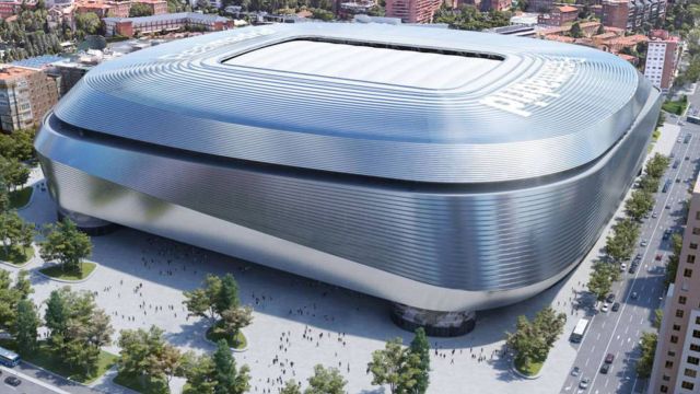 Así se verá el renovado Santiago Bernabéu