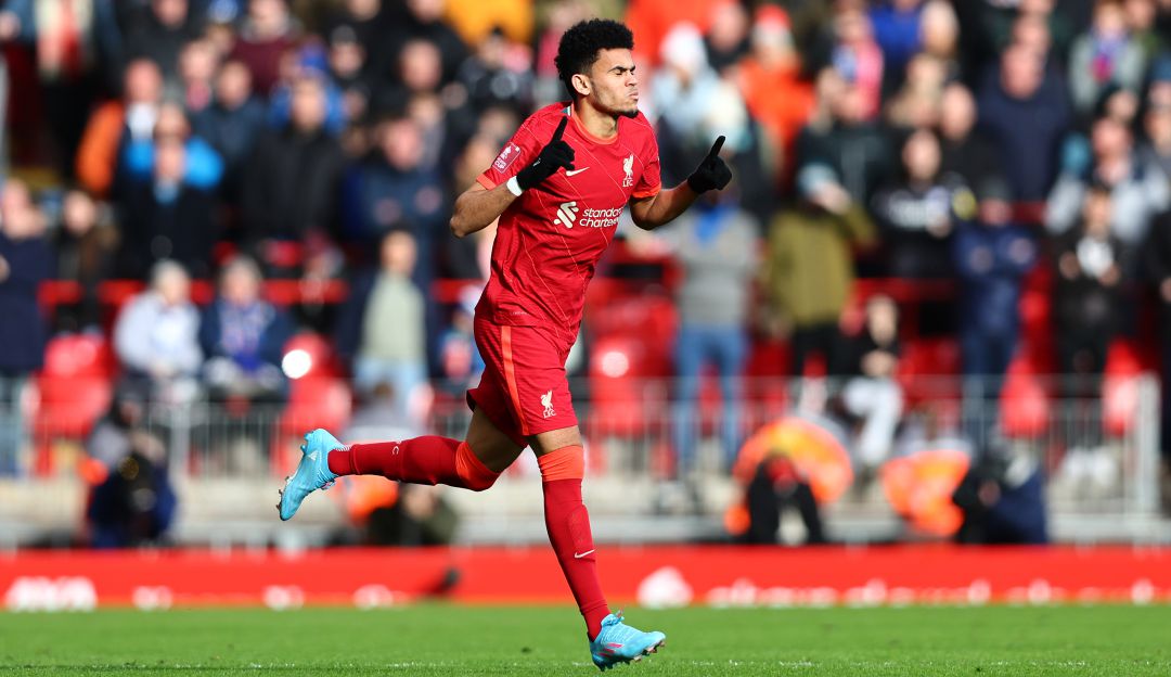 Asistencia de Lucho Díaz en su debut con Liverpool