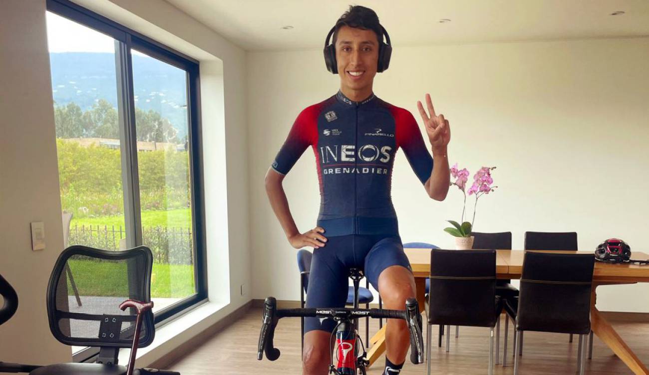 Egan Bernal recuperación bicicleta