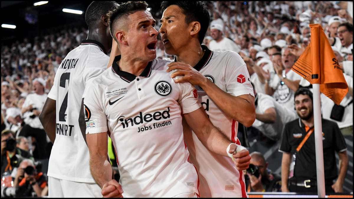 Borré, héroe y campeón de Europa con Frankfurt