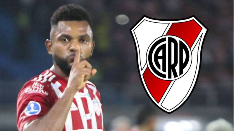 Miguel Borja le dijo si a River Plate