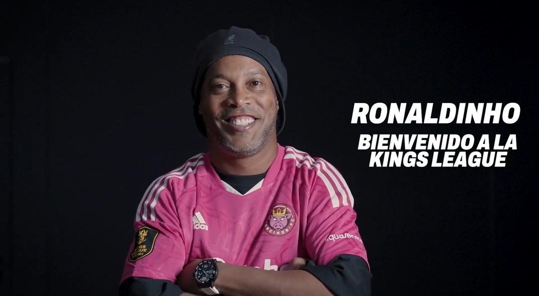 KINGS LEAGUE: RONALDINHO VOLVERÁ AL FÚTBOL