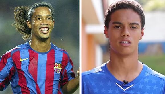 El hijo de Ronaldinho jugará en el Barcelona