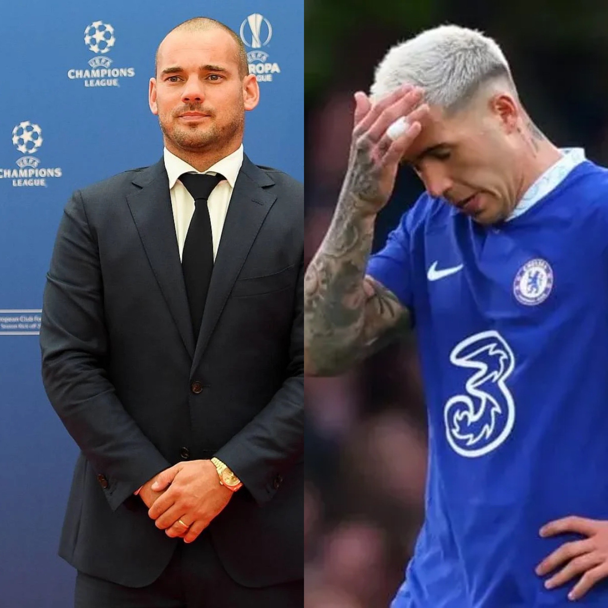 SNEIJDER SOBRE ENZO FERNÁNDEZ: “NO CREO QUE SEA UN GRAN FUTBOLISTA"