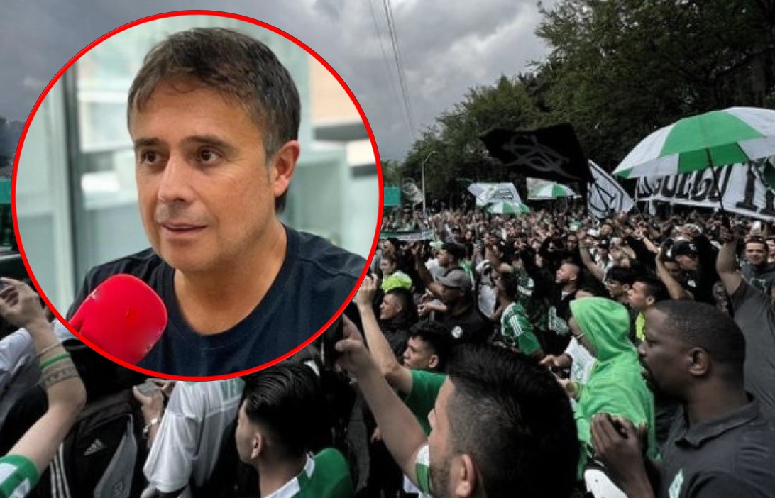 Cesas Augusto Londoño contra barra de Nacional