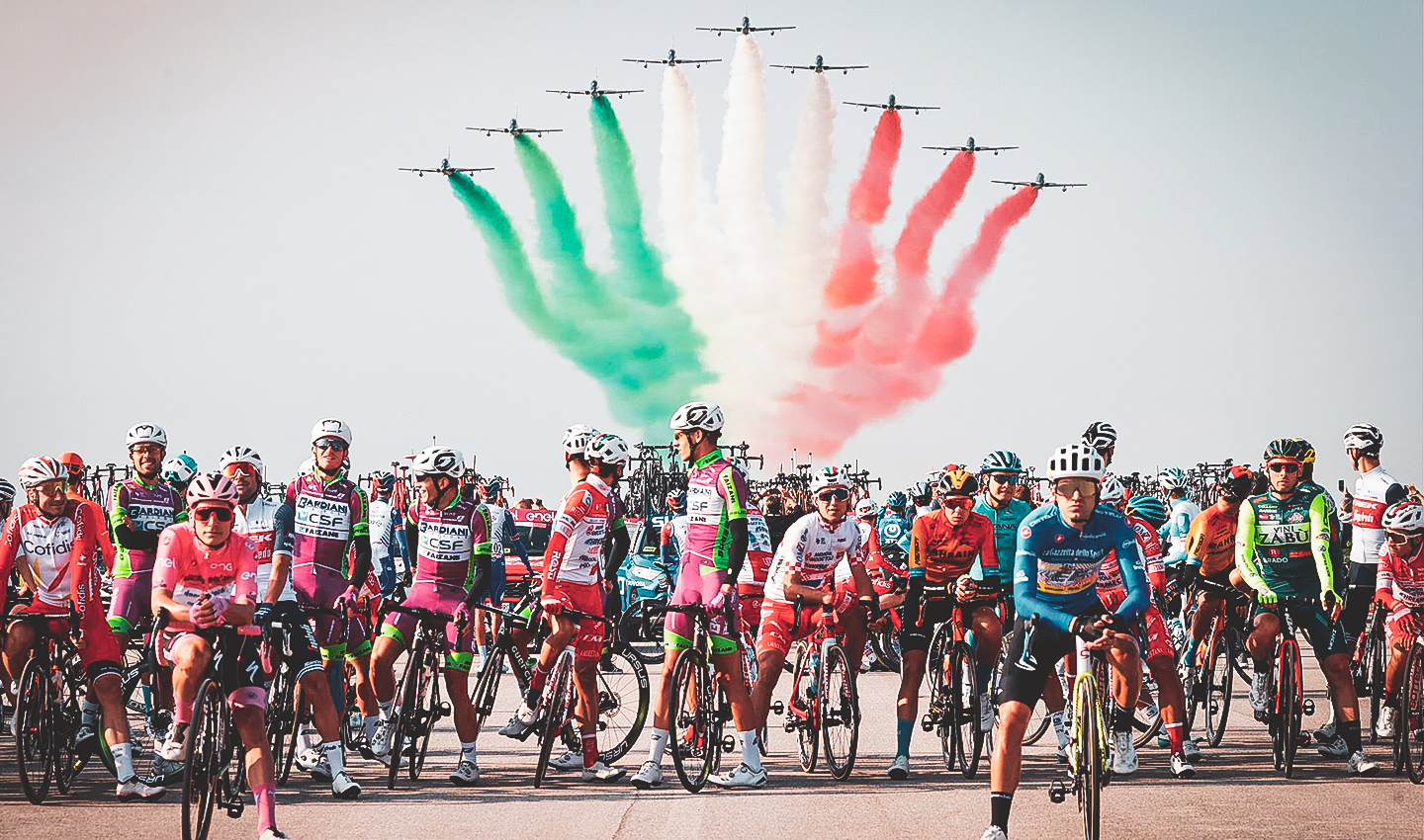 Colombianos en el giro de Italia