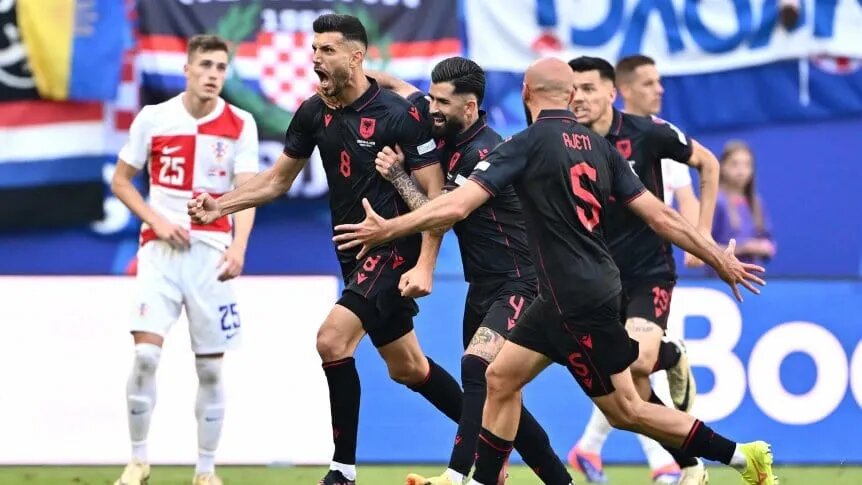 Albania y Croacia empataron en la Euro