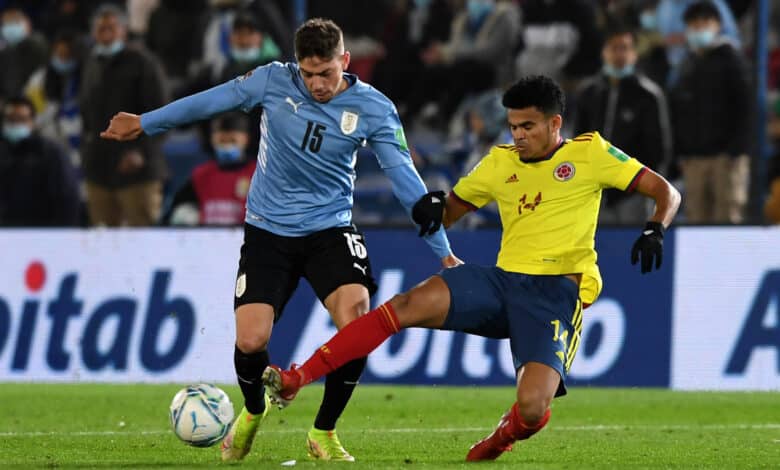 Historial entre Colombia y Uruguay