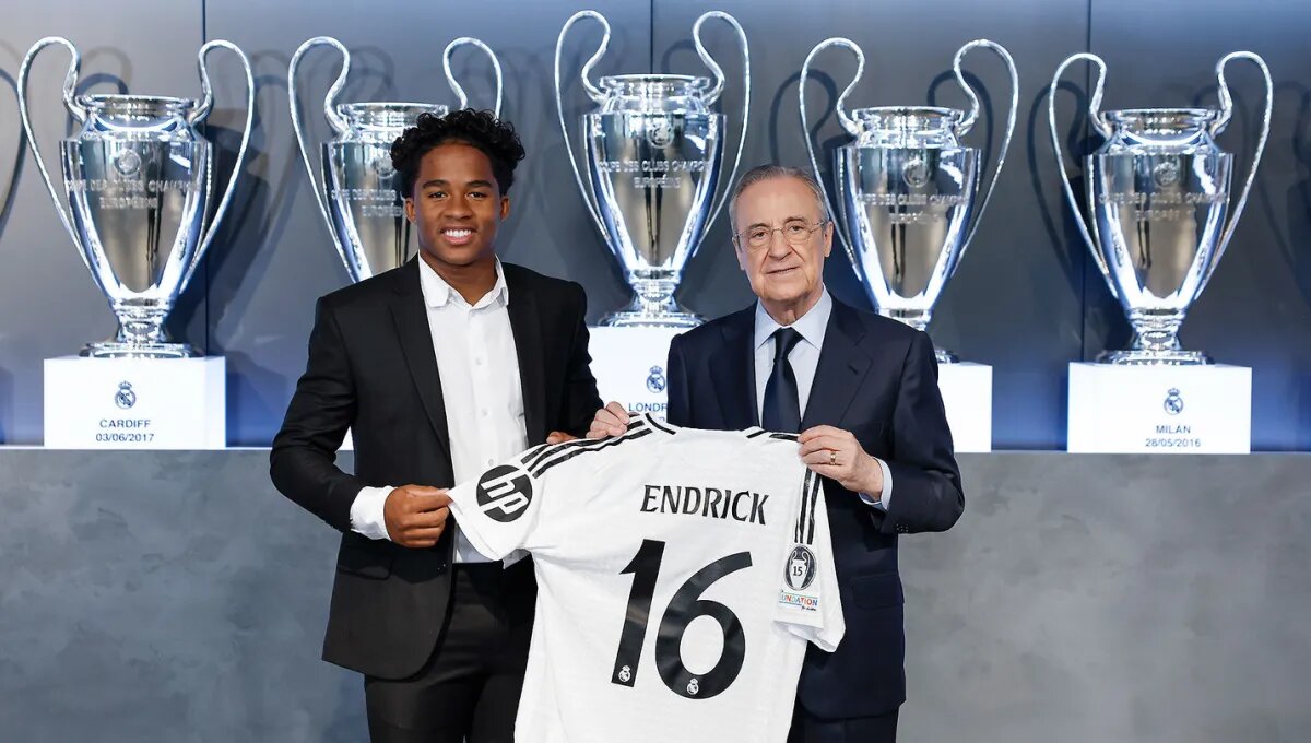 Real Madrid presentó a Endrick