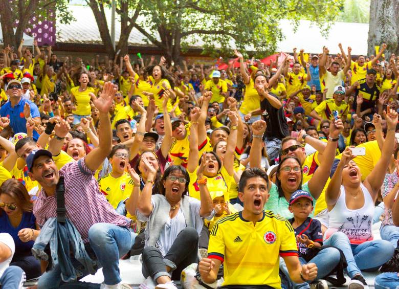 Vea el partido de Colombia y Uruguay en Pantalla Gigante