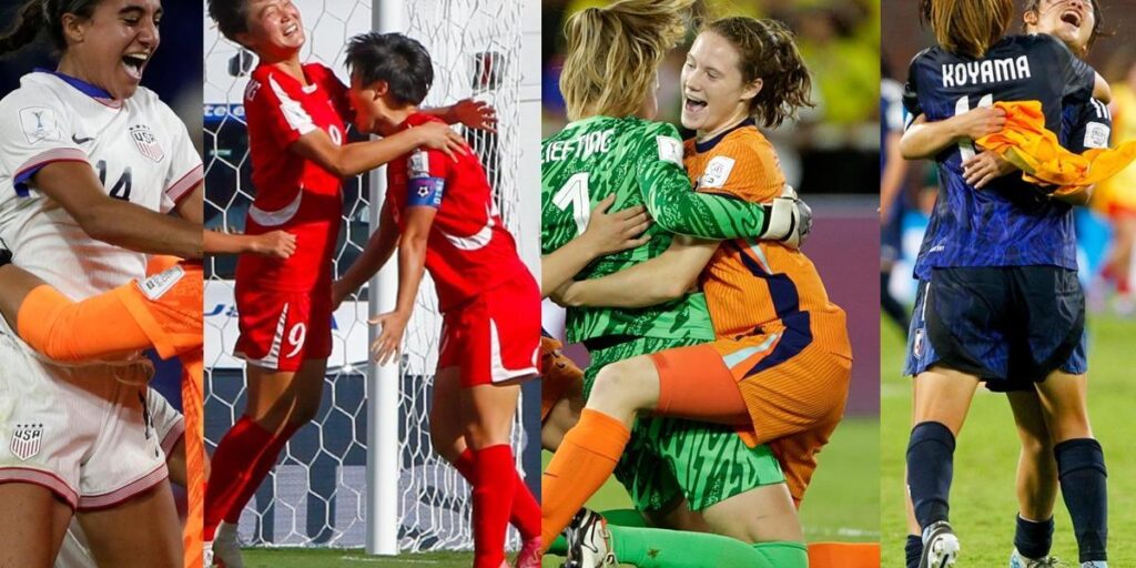 Así se jugarán las semifinales del mundial femenino