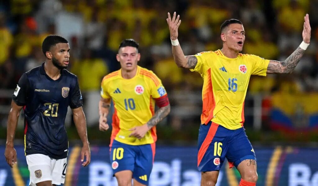 Puesto de Colombia en la tabla de posiciones