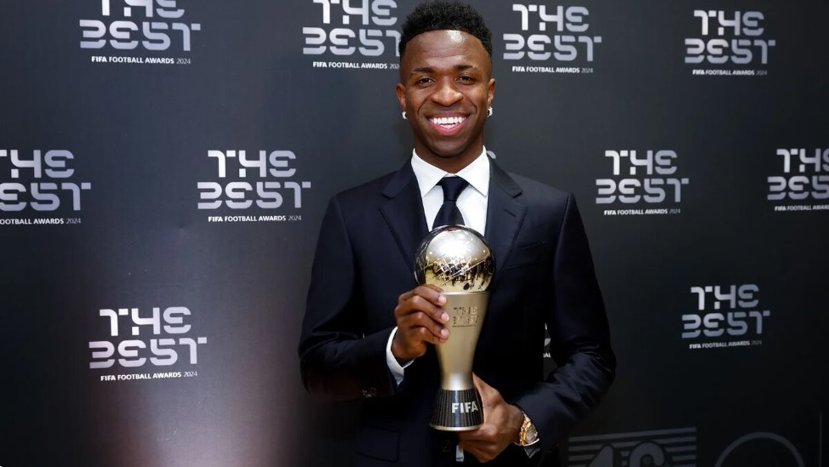 Vinicius se queda con el premio The Best