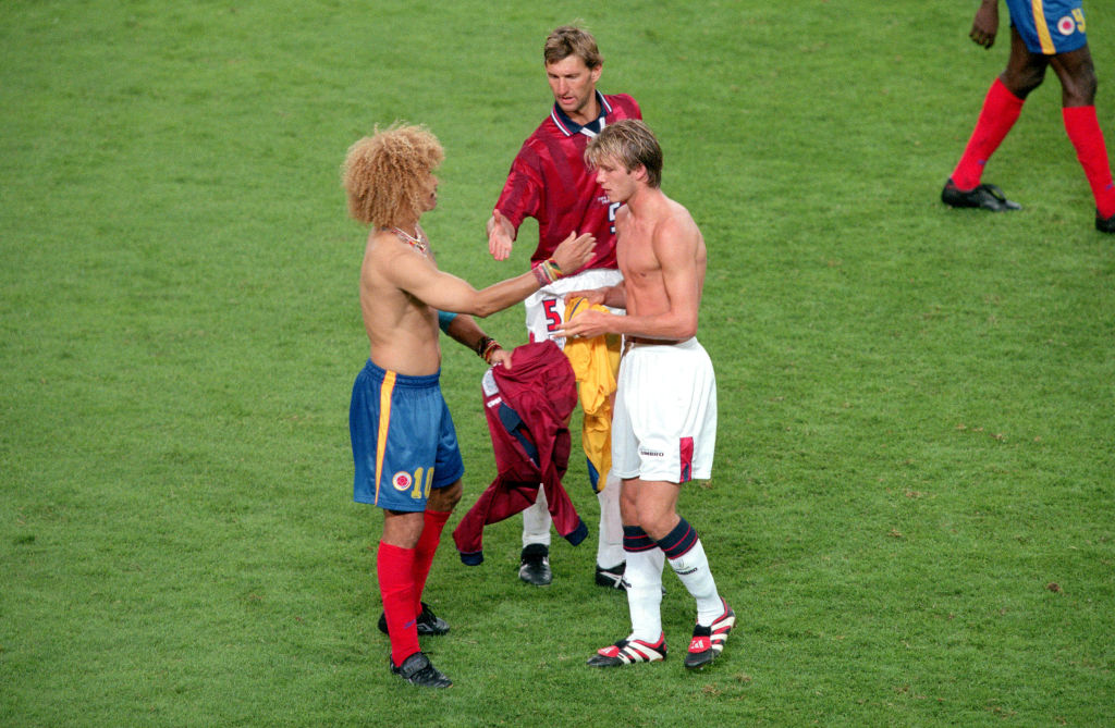 El día que Beckham se quedó con la camisa del Pibe