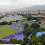 La pista de atletismo Alfonso Galvis de Medellín inició su modernización con miras a los Juegos Panamericanos 2026