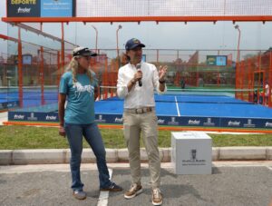 El alcalde de Medellín, Federico Gutiérrez, entregó las primeras canchas de pádel públicas para la ciudad